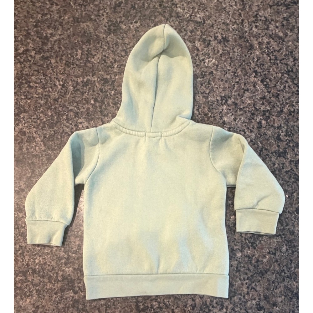 Free Planet Kids Sage Green Good Vibes Skate Sun Fleece Hoodie 18M